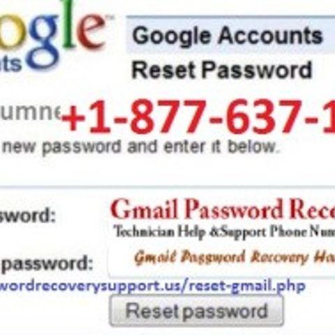 Gmail Password Reset Helpline Numbers