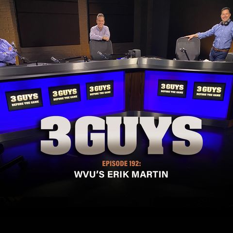 WVU's Erik Martin with Tony Caridi, Brad Howe and Hoppy Kercheval