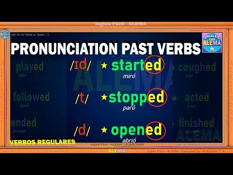 12. Pronunciacion De Verbos Regulares En Pasado En Ingles -  Pronunciation Of Regular Verbs In Past