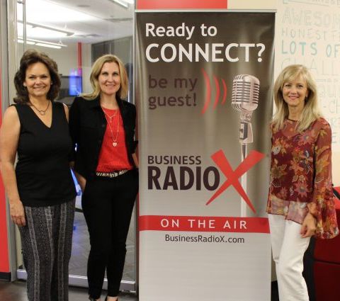 Lisa Hullinger with Campus Advisors Jessica Corral with Headfarmer and Special Guest Co-Host Stephanie Angelo