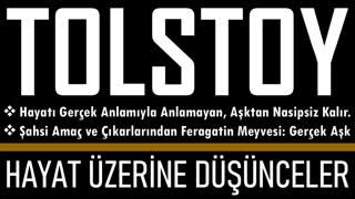 Hayat Üzerine Düşünceler Aşk  TOLSTOY sesli yazı