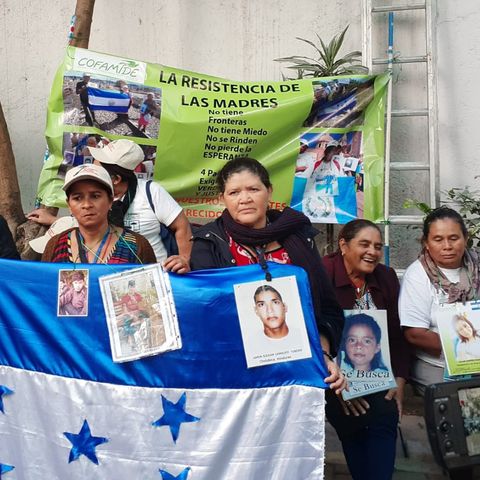 Caravana de madres de migrantes desaparecidos llega a CDMX