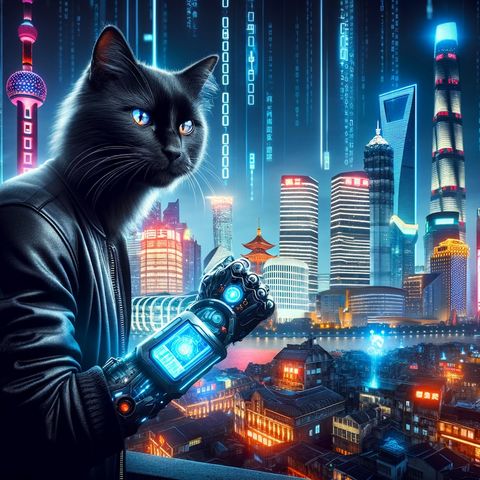 🐱🔒"黑猫警长 "游走于上海社交媒体勒索黑网！🌐📱🕵️‍♂️