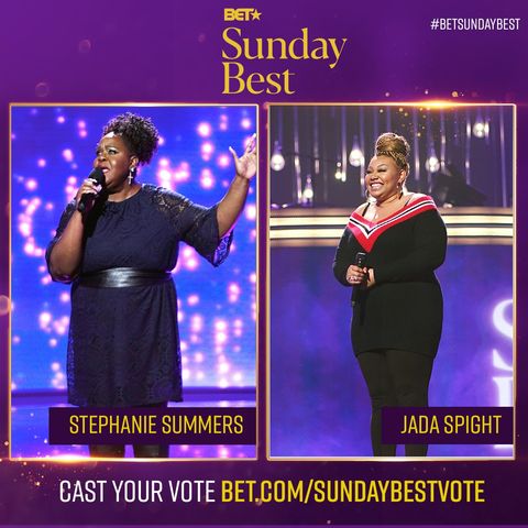 Jada Spight And Stephanie Summers From BET's Sunday Best
