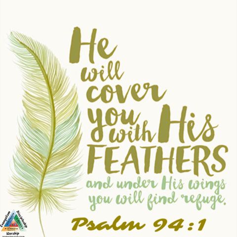 Under God's Wings we find our peace and protection.