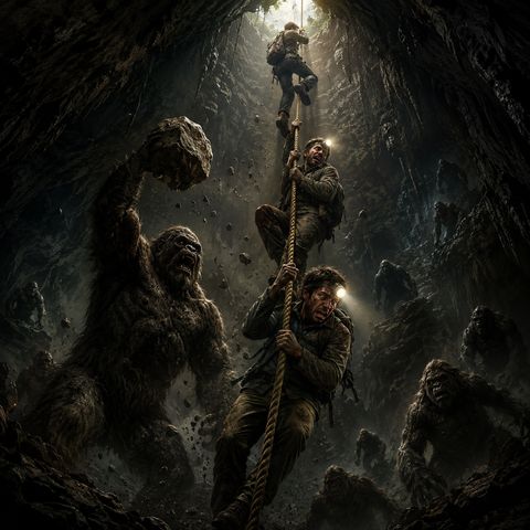 Bigfoot In The Cave