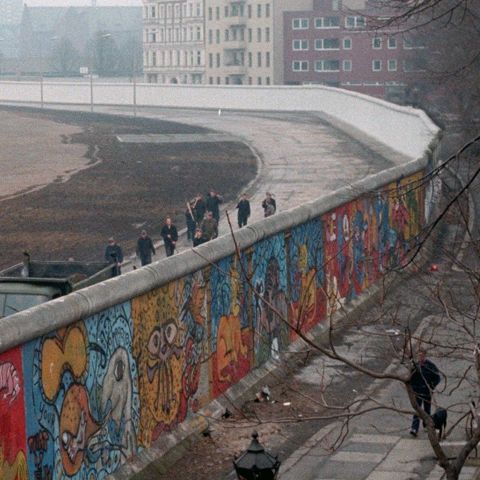 Le mur de berlin