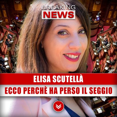 Elisa Scutellà: Ecco Perchè Ha Perso Il Seggio!