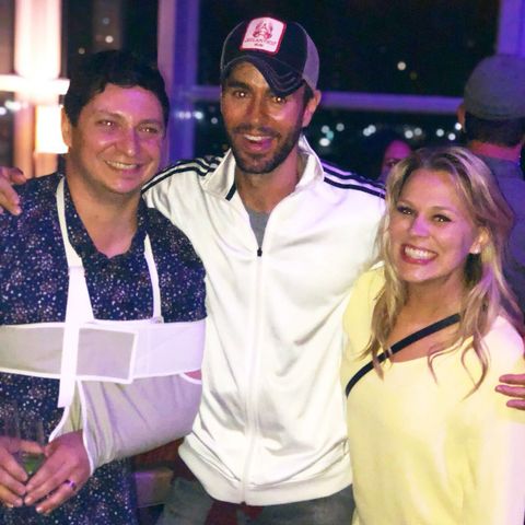 We go to the ER and party with Enrique Iglesias