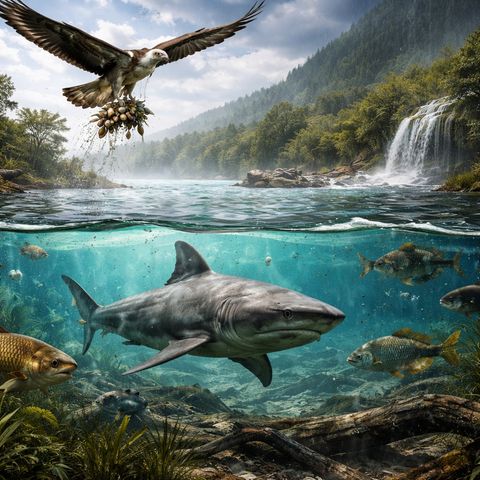 Golf Course, Sharks, and Raining Fish