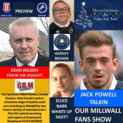 Our Millwall Fans Show - Sponsored by G&M Motors - Gravesend 22/12/23