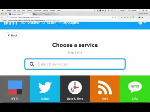 IFTTT Tutorial