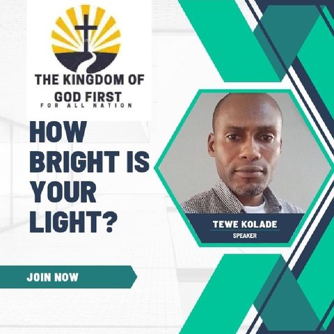 HOW BRIGHT IS YOUR LIGHT?