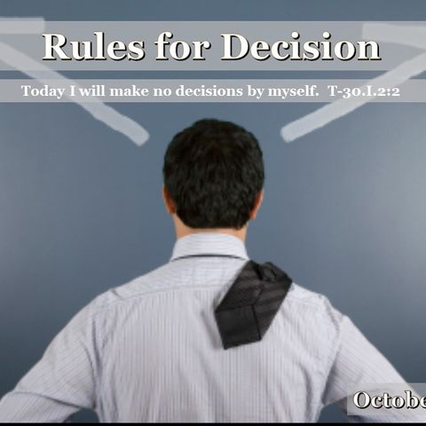 Rules for Decision - 10/16/16