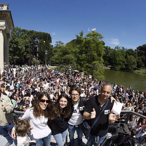 #VenteAlaCafetera  .- Ven mañana a la gran fiesta de La Cafetera. En el Templo de Debod (Madrid) a las 12:00 (y ayuda con RT)