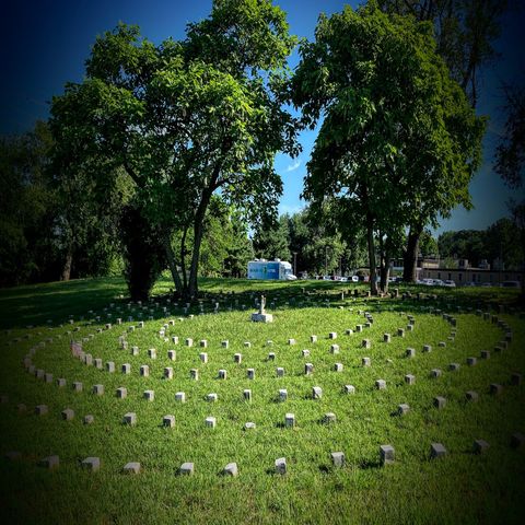 Spiral Cemetery at Farnhurst