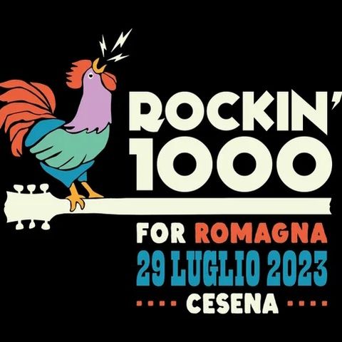 Rockin '1000. La rock band dei mille, in concerto a Cesena per la gente colpita dall'alluvione. Lì dove 8 anni fa omaggiarono i Foo Fighters
