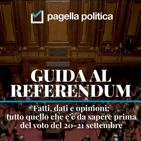 SPECIALE: Guida al referendum sul taglio dei parlamentari
