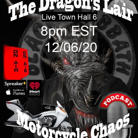 Live Sundays Town Hall with Black Dragon 8 12-06-20