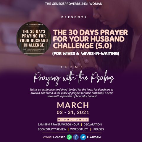 Tongues Victory Dance_the 30 days praying for your husband challenge