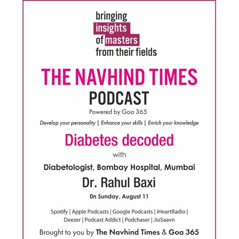 Insights of Masters - Diabetes decoded with Dr. Rahul Baxi