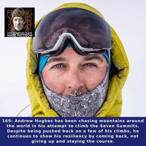 Andrew Hughes has been chasing mountains around the world in his attempt to climb the Seven Summits. Despite being pushed back on a few of h