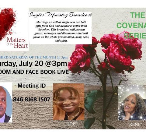 Matters of the Heart Singles Ministries; Covenant Series part 2