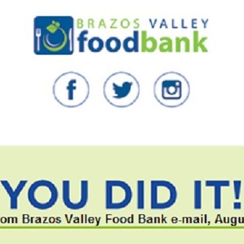 Brazos Valley Food Bank surpasses $100,000 matching grant fundraiser goal