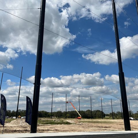 The nets are up at BigShots Golf Aggieland