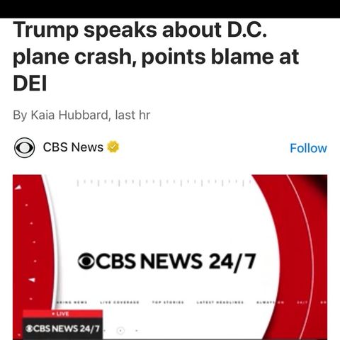 Trump Blames DEI For Plane Crash and He Pauses MLK Day