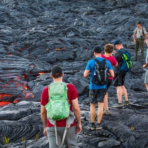 Volcano tourism