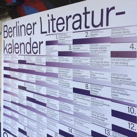 189. Der Berliner Literaturkalender - Gespräch mit Giulia Silvestri