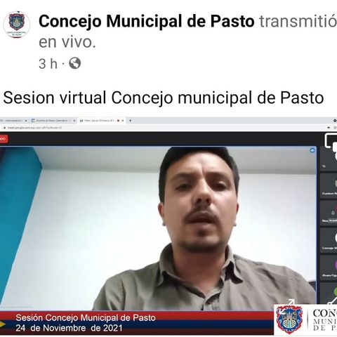 Concejal Cristian Muñoz creación empresa de economía mixta en Pasto