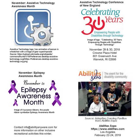 AADQ Winter 2018 Disability Advocacy Calendar & Events Winter