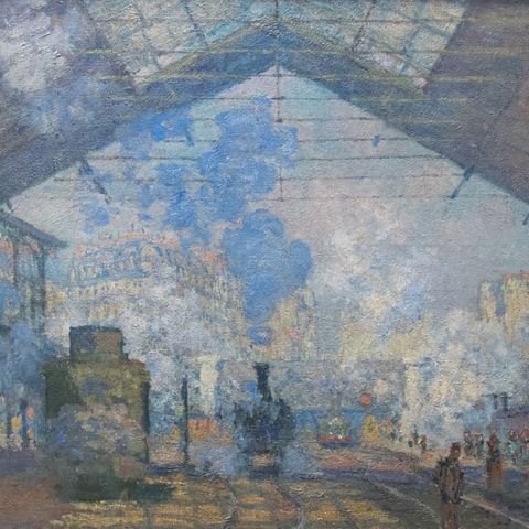 Musée d’Orsay #6 - Claude Monet, Dworzec Saint Lazaire