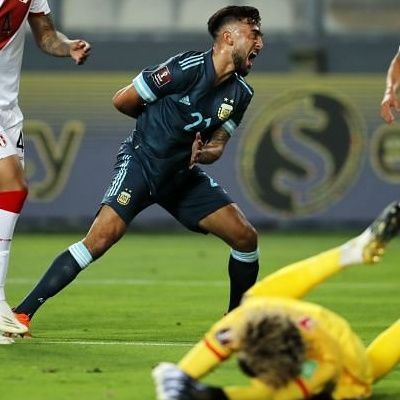 Nicolás González pone arriba a la selección nacional