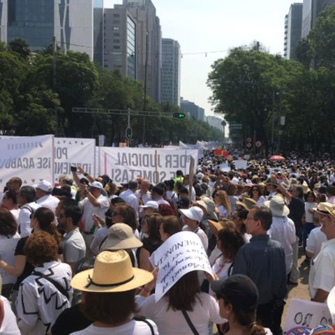 Saldo blanco por la marcha del silencio en la Ciudad de México