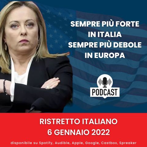 Ristretto Italiano - 6 gennaio 2023