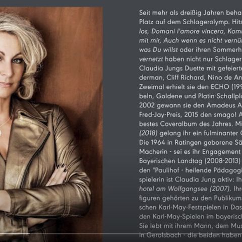 Szene-Podcast Folge 19   Claudia Jung, die Sängerin im Gespräch mit Petra Lindenschmidt