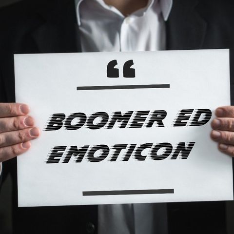 Boomer ed emoticon