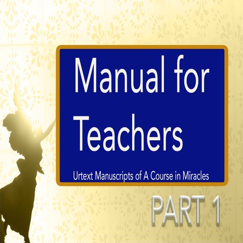 Manual for teachers part 1