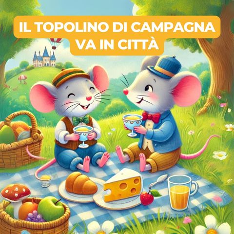 IL TOPOLINO DI CAMPAGNA VA IN CITTÀ - Fiaba per bambini