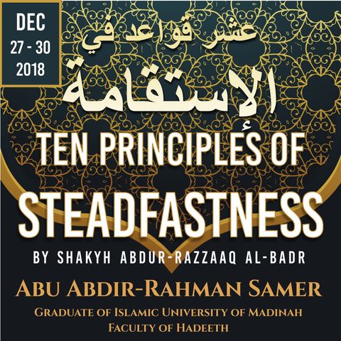 [Part 6] Sister Class: Ten Principles of Steadfastness