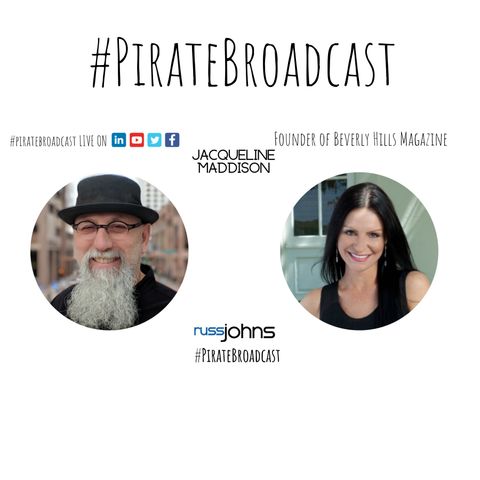 Catch Jacqueline Maddison on the #PirateBroadcast