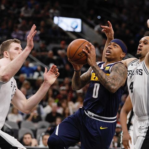 Nuggets' starters begin slow, but finish strong in loss to Spurs