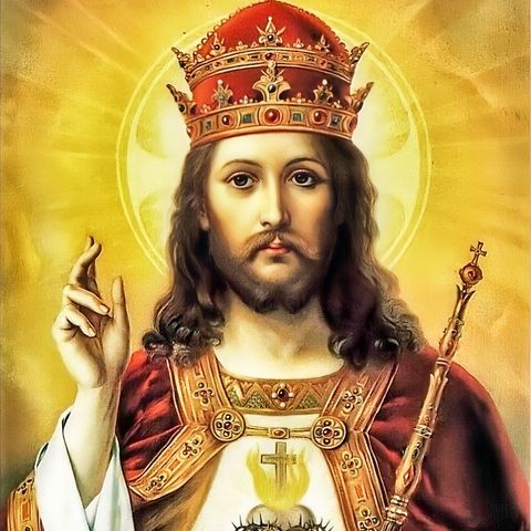 Chrystus i Kościół kuszeni przez Szatana.