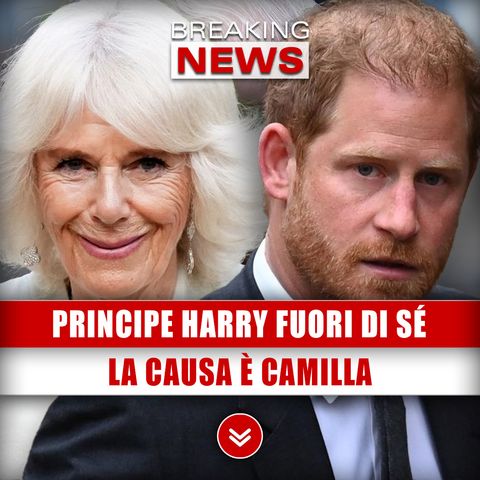 Principe Harry Fuori Di Sé: La Causa È Camilla!