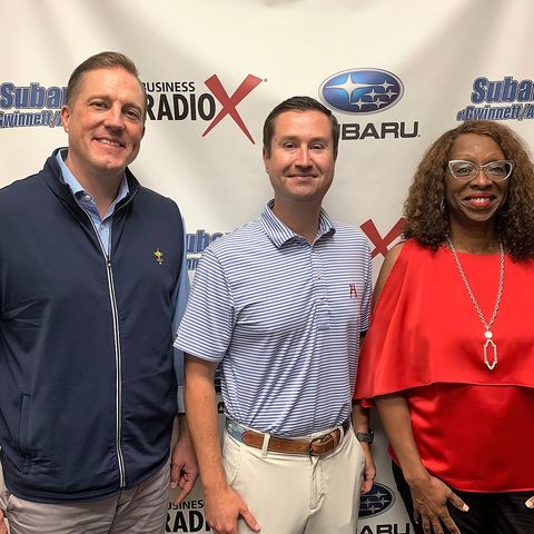 Jamie Hamilton with Special Needs Schools of Gwinnett, Deirdra Cox with Community Sustainability Enterprise and Scott Mawdesley with Corners