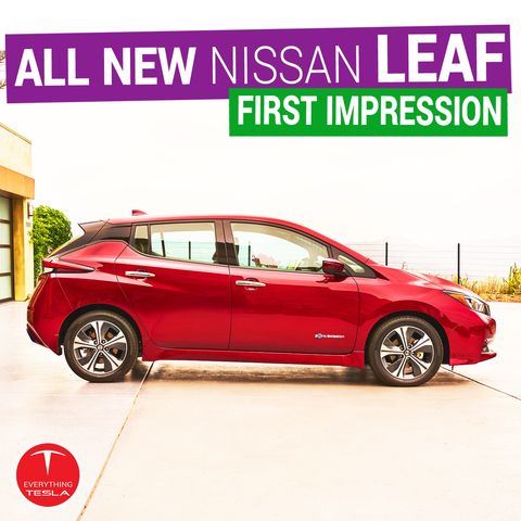 Nissan unveils the New Leaf, Calls out Tesla