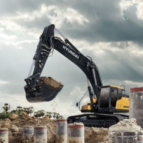 Ascolta la news sul nuovo escavatore Hyundai HX300AL